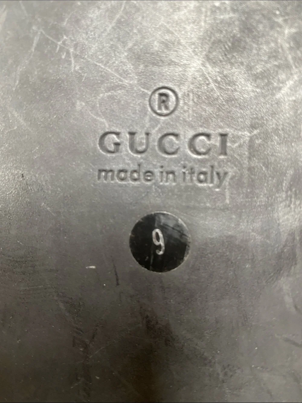 Gucci Black Men’s Logo Sandals